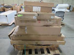 lot 200 image: WHOLESALE MIXED PALLET OF INDOOROUTDOOR FURNITURE AND DECOR