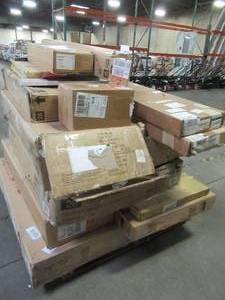 lot 302 image: WHOLESALE MIXED PALLET OF MISCELLANEOUS INDOOROUTDOOR TABLES, BEDROOM FURNITURE AND MORE