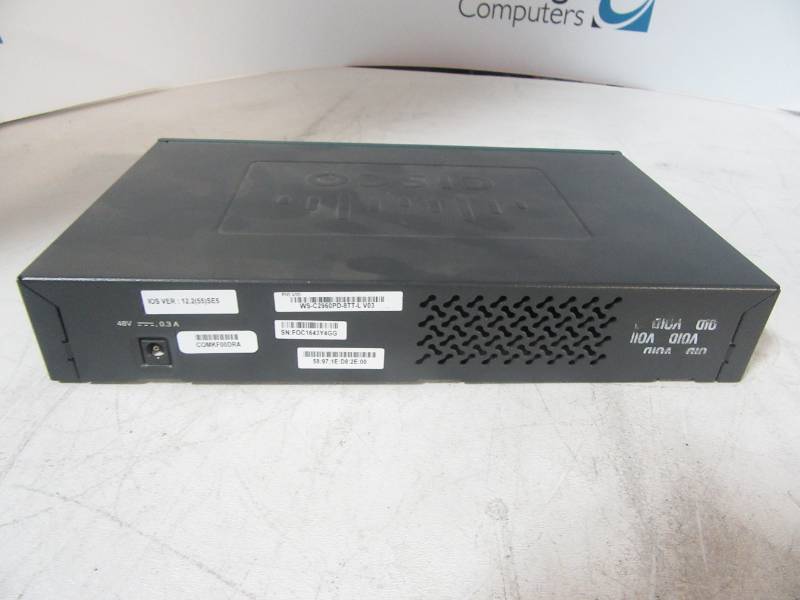 Cisco WS-C2960 Series PD 8 Port POE Switch