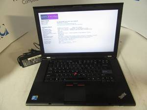 Lenovo ThinkPad T510&nbspIntel(R) Core(TM) i5 CPU M 520  2.40GHz 4 GB RAM 250 GB HD power supply included&nbsp