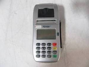 FirstData FD100 POS Credit Card readerreciept printer