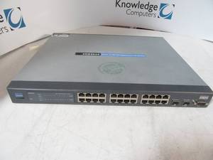 CiscoLinksys SRW2024 24 Port 101001000 fanless Switch