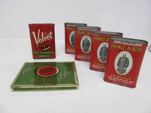 lot 83 image: Group of Vintage Tobacco Tins