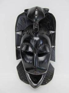 lot 84 image: Carved Wood African Tribal Mask