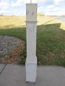 lot 26 image: Antique Wooden Newel Post