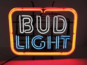 lot 29 image: Working Vintage BUD LIGHT Neon Beer Sign