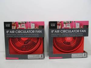 lot 123 image: 2 Brand New 8 Air Circulator Fans