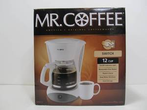 lot 127 image: Brand New MR. COFFEE  12-Cup Coffee Maker