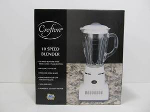 lot 140 image: Brand New Crofton 10-Speed Blender