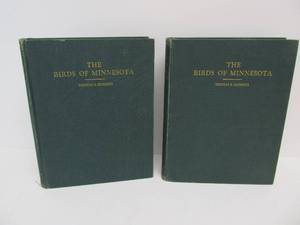 lot 152 image: Large 2 Volume Set - 1932 University of MN - BIRDS OF MINNESOTA Books - First Edition