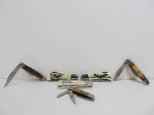 lot 182 image: Group of Folding Knives - Winchester, Sabre, Wild Turkey etc