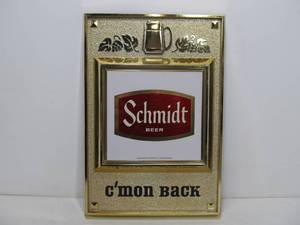 lot 211 image: Vintage SCHMIDT Cmon Back Beer Sign