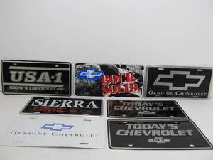 lot 226 image: Lot of CHEVY Novelty License Plates