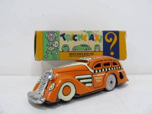 lot 245 image: Excellent Vintage 1930s Tin Litho MARX Tricky Taxi wOriginal Box
