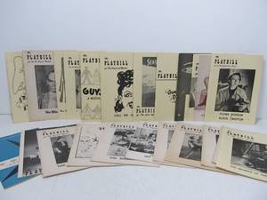 lot 253 image: Large Lot of Vintage PLAYBILL Theater Programs
