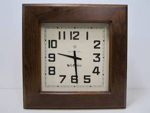 lot 260 image: Mission Style SETH THOMAS Electronic Strike Wood Frame Wall Clock