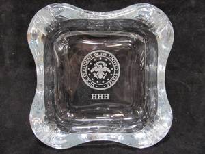 lot 264 image: Vintage Vice President Of The United States HHH Hubert Humphrey Ashtray