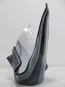 lot 275 image: Signed Iridescent Art Glass Sculpture