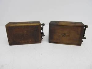 lot 51 image: 2 Old Vintage Ford Auto BatteriesCoils