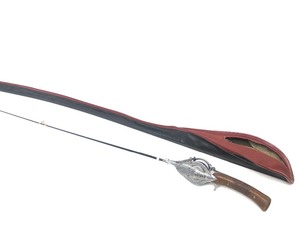 lot 171 image: Nice Vintage HURD Super Caster 4 Fishing Rod & Reel wCase