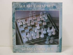 lot 131 image: Brand New Glass Chess Set
