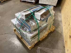 lot 37 image: LIFEPROOF Lot of 25 Cases of-  Coffee Wood 6 in. x 24 in. Glazed Porcelain Floor and Wall Tile (14.55 sq. ft.  case).  Approximately 360 total sq. ft.