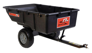 lot 40 image: BRINLY-HARDY 17 cu. ft. 850 lb. Tow-Behind Poly Utility Cart.