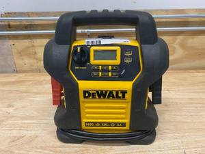 lot 42 image: DEWALT 1400 Peak Amp Jump Starter with Digital Compressor