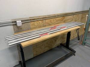 lot 51 image: HUSKY Lot of 5-  84 in. Garage Wall Track Systems