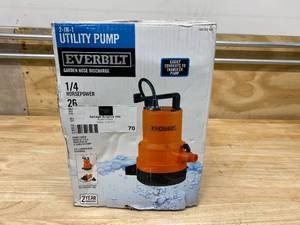 lot 70 image: EVERBILT 14 HP 2-in-1 Utility Pump