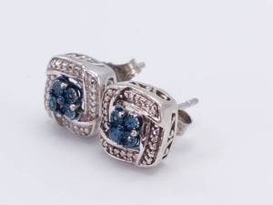 lot 36 image: Sterling Silver Fashion Estate Earrings $249 Retail