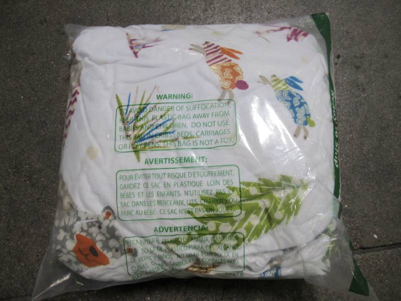 Whimsical Woods Multicolored Flannel Full Fitted Sheet, 50475B-F-MULTI - NEW