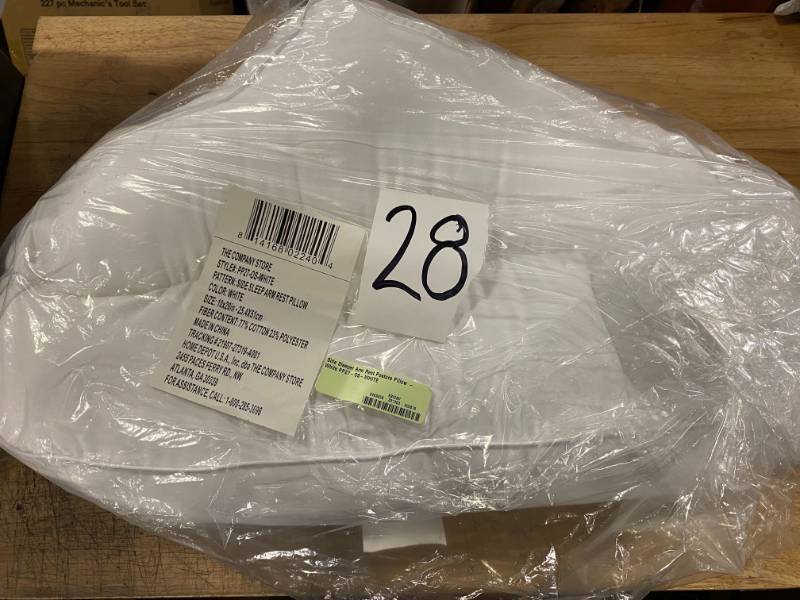 Side Sleeper Arm Rest Posture Pillow - White, PP27-OS-WHITE - NEW (4)