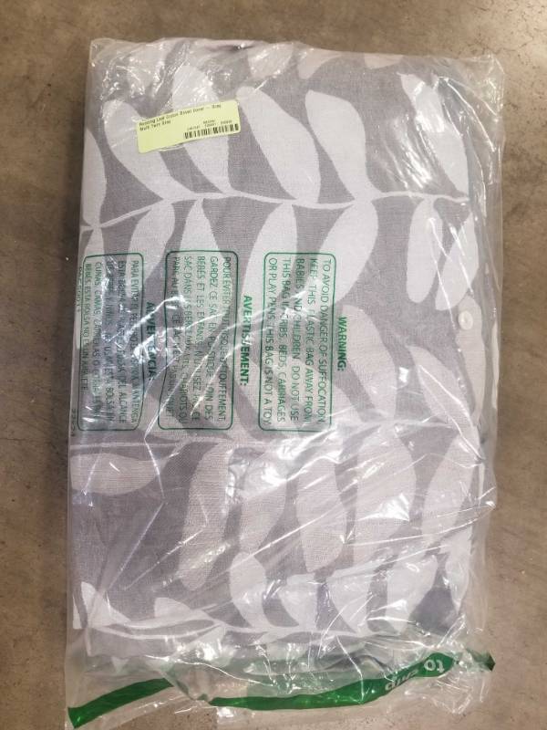 Redding Leaf Cotton Duvet Cover - Gray Multi Twin Gray, 50534D-T-GRAY-MULTI