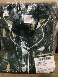 Womens Bear Flannel Small 2-Piece Thermal Pajama Set 60005A-S-BEAR NEW