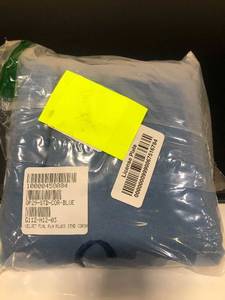 Velvet Flannel Coronet Blue Solid Standard Pillowcase (Set of 2), QP29-STD-COR-BLUE, NEW