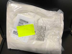 Velvet Flannel Ivory Solid King Size Pillowcase (Set of 2) QP29-K-IVORY, NEW