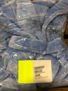 Deluxe Fleece Womens Medium Robe Periwinkle 67007-M-PERIWINKLE, NEW