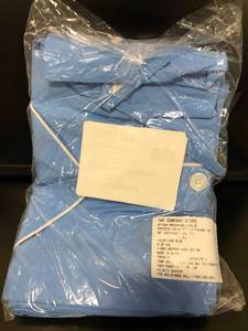 Solid Poplin Cotton Womens 2X Large Lake Blue Pajama Set, 68002A-XXL-LKBLUE, NEW
