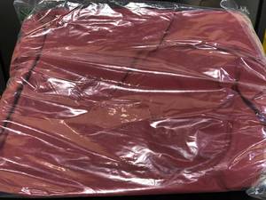 4-Piece Red Clay Solid 400 Thread Count Supima Cotton Percale Queen Sheet Set, EC42-Q-REDCLAY, NEW