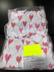 Womens Knit Pajama Set Medium - Hearts, 68056A-M-HWARTS, NEW