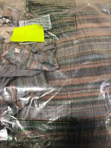 Hartwick Blue Multicolored Stripe Cotton King Duvet Cover, 50498D-K-BLUE-MULTI, NEW