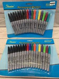 lot 15 image: Lot of 2 Marker Sets (18 piece each)