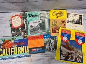 lot 23 image: Lot of Vintage Travel Tourism Brochure  Books