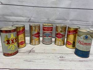 lot 47 image: Lot of 7 Vintage Beer Cans