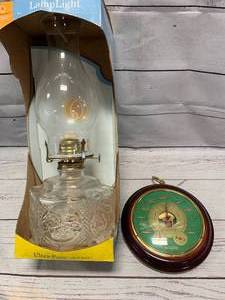 lot 50 image: New Lantern & Fishing Barometer