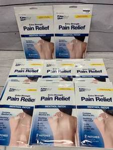 lot 58 image: Lot of 8 Pack (16 patches) Pain Relief