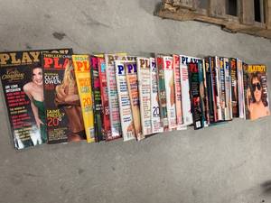 lot 67 image: Lot of 27 Vintage Playboy Magazines from 1980s 90s 2000s
