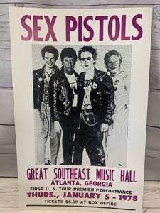 lot 77 image: Sex Pistols Concert Poster 14 x 22