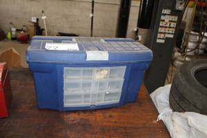 lot 77 image: Tool Box Parts Organizer, Hardware
